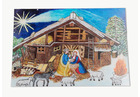 Weihnachtskarte Krippe klassisch