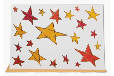 Weihnachtskarte Sterne