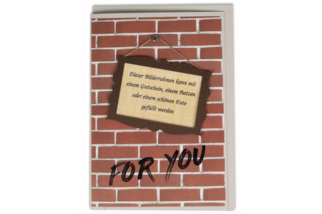 Gutscheinkarte «For You»
