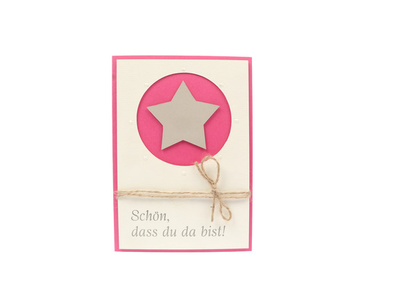 Schön, dass du da bist! Rosa