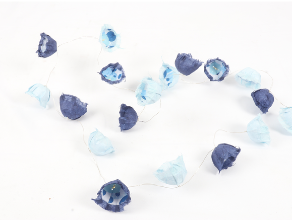 Lichterkette blau