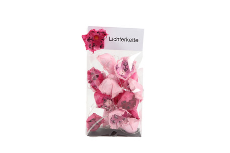 Lichterkette rosa