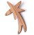 Anhänger «Weihnachtsstern» aus Nussbaumholz
