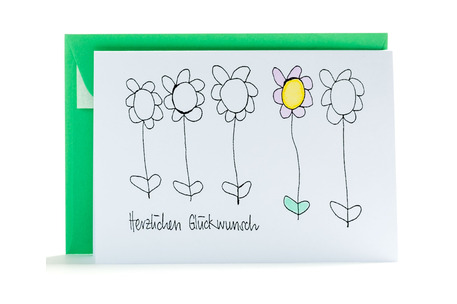 Karte Blumen C6