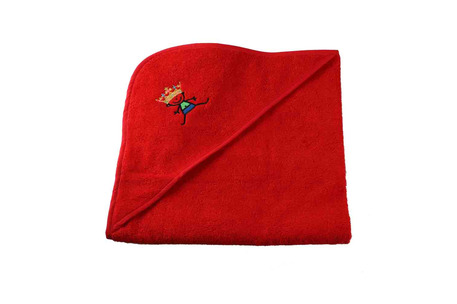 Badetuch Prinz rot