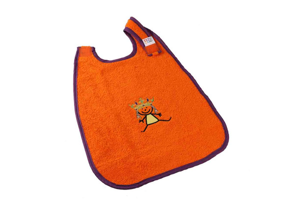 Lätzchen Prinzessin orange