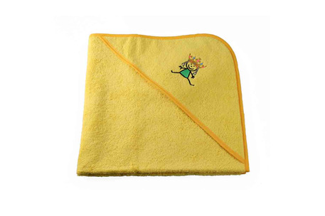 Badetuch Prinzessin gelb