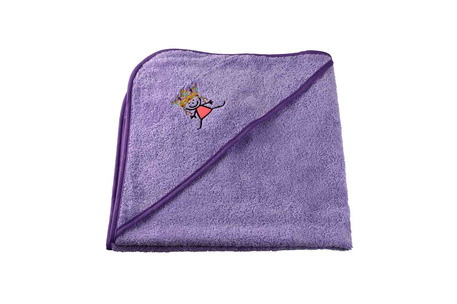 Badetuch Prinzessin lila