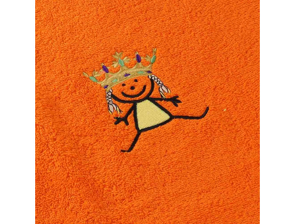 Badetuch Prinzessin orange