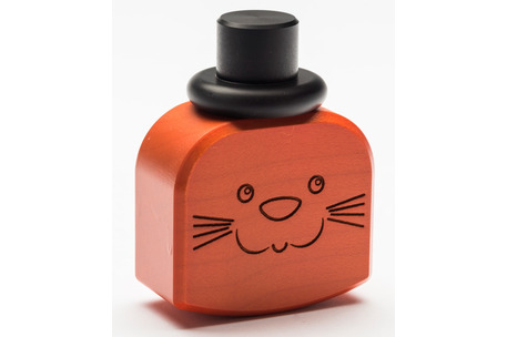 Wackelzahn Tiger orange