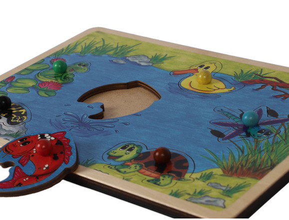 Retro Puzzle Teich