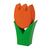 Tulpe klein orange