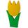 Tulpe gross gelb