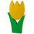 Tulpe gross gelb