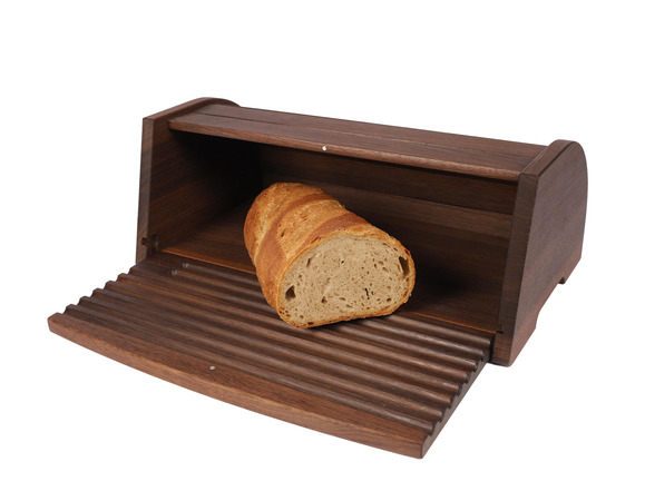 Brotkasten aus Nussbaumholz